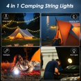 thumbnail image 2 of Luces de guirnalda para camping Staaricc 32.8 pies recargables e impermeables, 2 of 7