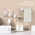thumbnail image 3 of Toystoory Colgador de pared para cocina y baño, soporte de almacenamiento impermeable para dormitorio, baño, sala de estar, organización, estante Type3 NO3 Toystoory HA064710-03, 3 of 6