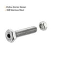 thumbnail image 4 of Uxcell M6x25mm Hexagon Fasteners Hollow Screw Bolts with Nuts 2 Pack, 4 of 5