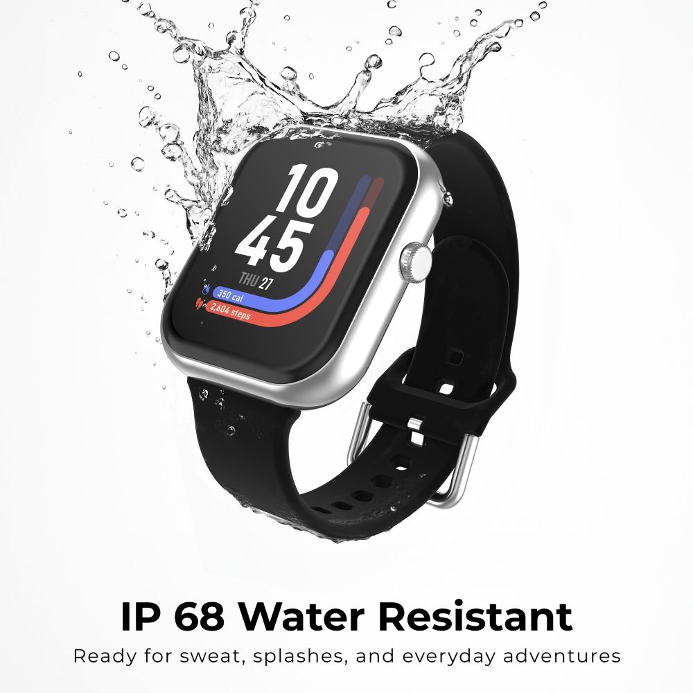iTouch, AIR 5 Smartwatch 1.85, Amoled Display, Black