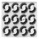thumbnail image 2 of 12 pares de pestañas postizas naturales largas y gruesas para maquillaje de ojos, 2 of 2