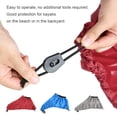 thumbnail image 4 of Adjustable Waterproof Dust-proof Kayak Sprayskirt Portable Cockpit Accessory Canoeing Rafting Deck Cover Accessory Outdoor Water Sports Canoeing Red S, 4 of 5