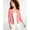 Coral Rose, variant on Ruched Sleeve Open Front Jacket Coral Rose XL