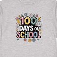 thumbnail image 4 of Inktastic 100 Days of School Girls Long Sleeve Toddler T-Shirt, 4 of 5