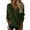 Army Green, variant on YAYUBA Army Green Loose Sweaters V Neck Long Sleeve Solid Knitted Jumper Pullover Sweatshirt Tops Size M