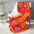 thumbnail image 3 of Football Blanket Ultra Soft Flannel Throw Blankets Lightweight Warm Travel Blanket Football Gifts 50"x40", 3 of 6