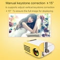 thumbnail image 1 of YG200 LED Projector 800 Lumens Support 1080P HDMI USB Portable Home Media Player, 1 of 8