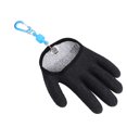 thumbnail image 3 of Accesorio de pesca Anti Silp Goma Mano izquierda derecha Guante de pesca Atrapa peces con cordón Mosquetón Negro M-Left Fugacal Otros, 3 of 8