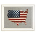 thumbnail image 1 of "Old Glory" par Mollie B, Prêt à Accrocher Impression Encadrée 3D, Cadre Blanc, 1 of 1