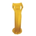 thumbnail image 3 of Txlixc Vestido de mujer embarazada de cuello V de color sólido Txlixc moda, 3 of 5