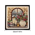 thumbnail image 2 of IPEWLEX Christmas Theme Full Round Drill Diamond Art Kit for Wall Decor & Holiday Gift, Vintage Holiday Patterns with Layered Visual Effect, Easy for Beginners, Includes Tools & Extra Beads, 2 of 6