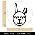 thumbnail image 2 of Cute Easter Bunny Face Self-Inking Rubber Stamp Ink Stamper - UV Ink - Mini 1/2 Inch, 2 of 7
