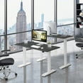 thumbnail image 2 of Costway 48" Electric Sit to Stand Desk Adjustable Standing Workstation w/Control, 2 of 10
