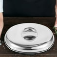 thumbnail image 6 of Stainless Steel Oval Teppanyaki Food Cover Oilproof 1 Set, 6 of 6
