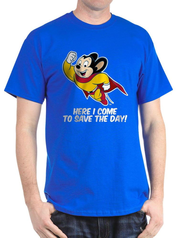 Mighty Mouse Classic Original Cartoon Mouse Since 1942 Picture Tee Shirt S-3XL 