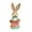 R, variant on ARUTOOY Easter Decorations Straw Easter Bunny Decor Bunny Figurines Home Decor Easter Standing Straw Rabbit for Indoor Garden Farmhouse