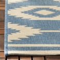 thumbnail image 4 of SAFAVIEH Beach House Vasiliki Geometric Indoor/Outdoor Area Rug, Cream/Blue, 2'2" x 4', 4 of 6
