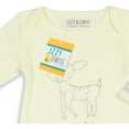 thumbnail image 6 of Pavilion Gift Company - Soft Yellow Deer - 0-3 Months Gown with Mitten Cuffs, 6 of 8
