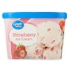 Great Value Strawberry Ice Cream, 48 fl oz