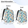 thumbnail image 2 of Fotbe Block Dinosaur Mochila de Lona con Estampado, Mochila Duradera, Mochila Versátil de Alta Calidad, Mochila Compacta Vintage-Medium, 2 of 5
