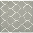 thumbnail image 6 of SAFAVIEH Dhurrie Solomon Geometric Moroccan Wool Area Rug, Grey/Ivory, 9' x 12', 6 of 10