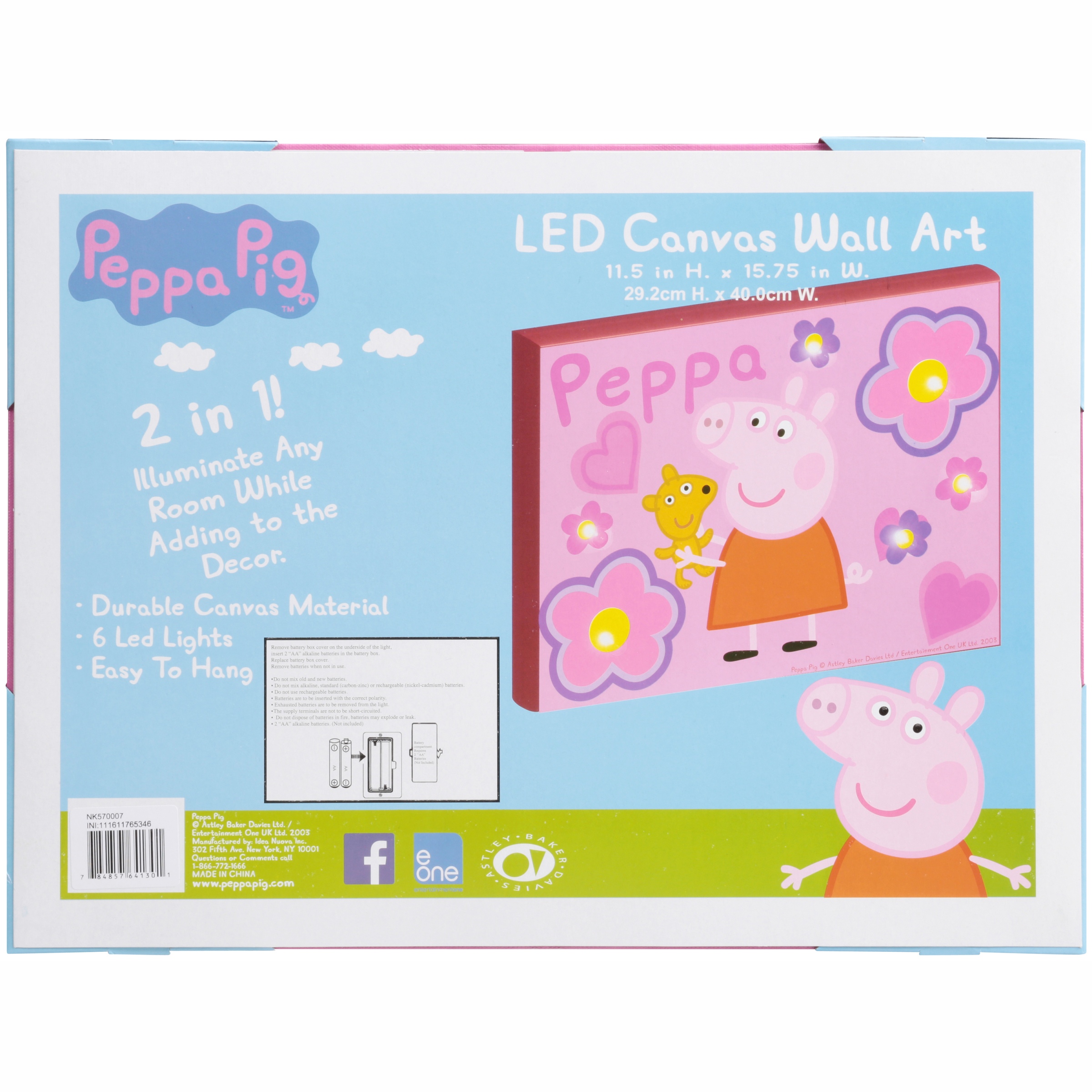 Peppa Pig LED Canvas Wall Art - image 4 of 6