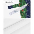 thumbnail image 7 of Fsddascl Navy Blue Christmas Tie Up Valance Curtains for Windows, Kitchen Curtains Window Treatments, Santa Snowman Elk Gifts Snowflake Xmas Short Window Valances for Bedroom Bathroom Cafe 54"x18", 7 of 7