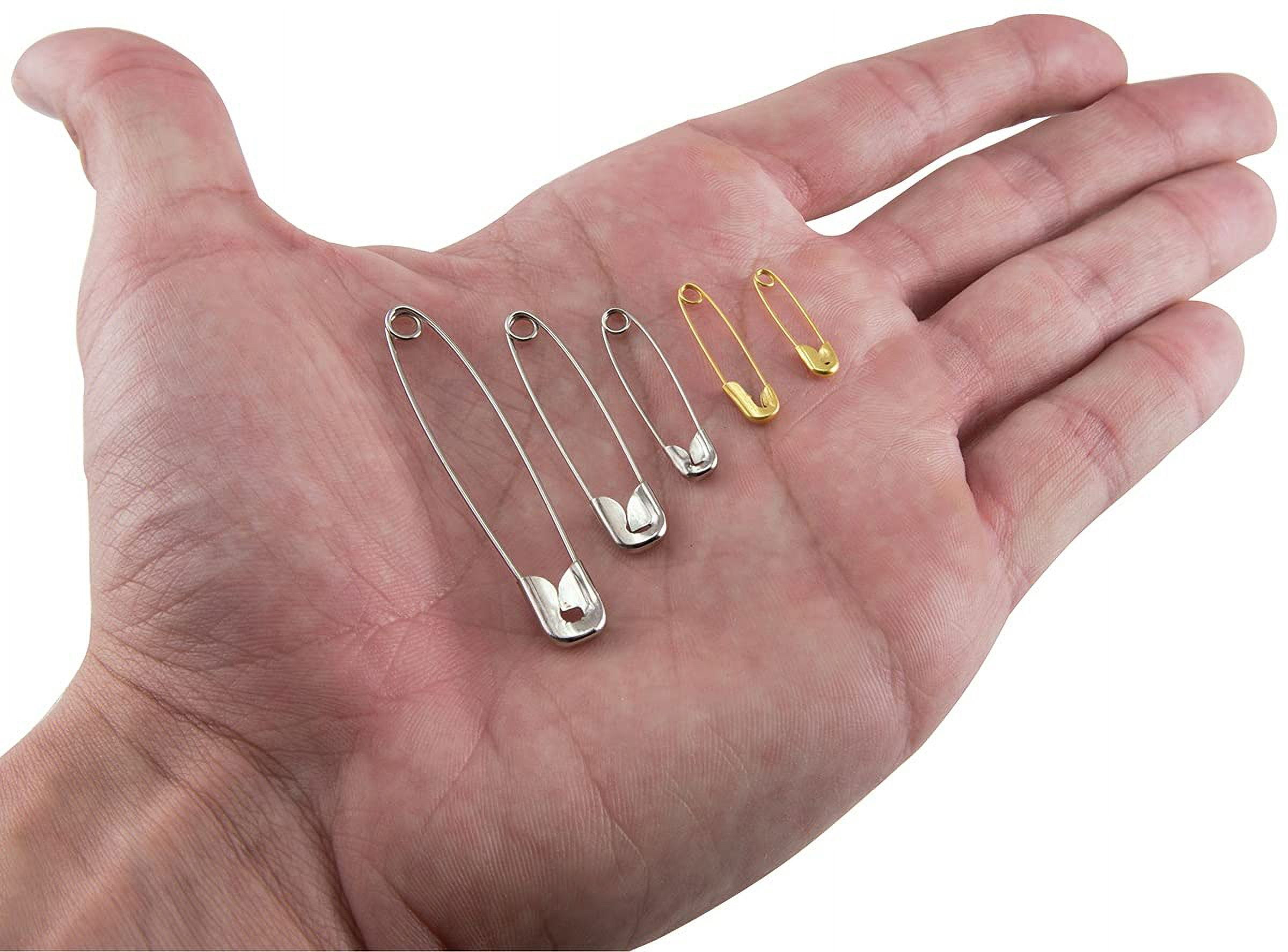 SINGER Assorted Safety Pins in a Resealable Container  225 Count (Pack of 32)