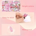 thumbnail image 4 of 50 Piezas Pegatinas Rosadas Decorativas TUNC de Vinilo Impermeables Kawaii para Scrapbooking, 4 of 5