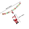 thumbnail image 5 of Homoyoyo Christmas Banner Paper Gar Multi Festive Decor for Parties and Events, 5 of 7