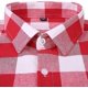 thumbnail image 5 of Camisa Cromoncent para hombre, casual, a cuadros, franela, roja y blanca, 5 of 7