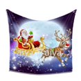 thumbnail image 2 of Venta al por mayor Navidad DIY 3D impreso digital karol g Santa Claus trineo Reno tapiz Navidad decorar, 2 of 4