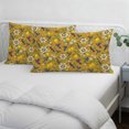 thumbnail image 4 of Orange Yellow Lemon Birds Throw Pillow Cover 20 x 36 Inch Decorative Pillow Cover Summer Botanical Tropical Lumbar Pillowcase Seasonal Rectangle Cushion Case for Couch Sofa Bed Living Room, 4 of 9