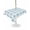 Blue, variant on Pink Checkered Rectangle Outdoor Tablecloth, Waterproof Table Cloth Cover with Umbrella Hole and Zipper, Pink White Buffalo Plaid Table Protector for Patio Party Picnic 52"x70"
