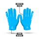 thumbnail image 4 of Guantes de fútbol americano NXT NXTRND G1 Juvenil Mediano Azul Neón, 4 of 4