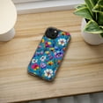 thumbnail image 5 of DistinctInk Clear Hybrid Case for Apple iPhone 12 Mini (5.4" Screen) - Spring Blossoms: Vibrant, Minimalistic Floral Pattern - Shockproof Protection, 5 of 8