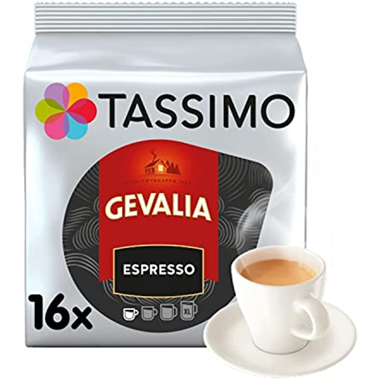 Derbevilletest Krimpen Immigratie Tassimo Coffee T-Discs; Gevalia, Espresso, 16/Box - Walmart.com