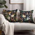 thumbnail image 2 of Mushroom Pillow Covers 16x16 Set of 2 Green Plant Throw Pillow Cases Spring Summer Rustic Decorative Outdoor Pillowcase Cushion Cover Cute Aesthetic Pillow Protector for Sofa Couch Bed, 2 of 6