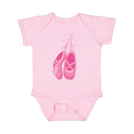 

Inktastic Ballet Shoes Ballet Slippers Ballet Dance Pink Gift Baby Girl Bodysuit