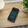 thumbnail image 5 of DistinctInk Clear Case for Apple iPhone 13 PRO (6.1" Screen) - Yoga Inhale the Future Exhale the Past, 5 of 9