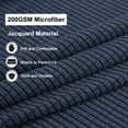 thumbnail image 3 of PiccoCasa Jacquard Stretch Sofa Slipcover Non Skid Couch Cover Navy Medium, 3 of 7