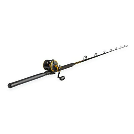 Penn Squall 30 Level Wind Fishing Rod and Trolling Reel Combo, 6.5