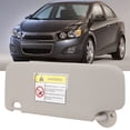 thumbnail image 1 of Left Driver Side / Right Passenger Side Sun Visor, P95327509 Adjustable Grey Sun Visor for Sonic Aveo 2011-2016, Block UV Light, 1 of 7