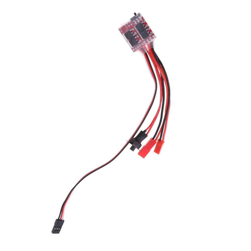 Brush Electric Speed Control ESC 20A 2S for 1/16 1/18 1/20 Scale RC Crawler 