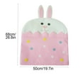 thumbnail image 3 of Clearance Under $5!Yyuenw Easter Chair Back Cover, Cute Cartoon Bunny Pattern Seat Cover Washable Colorful Rabbit Dinning Chair Slipcovers Protector for Spring Holiday Home Kitchen Decor, 3 of 3