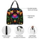 thumbnail image 4 of Easygdp Mexican Flower Traditional1 Bolsa Térmica Premium - Tela Oxford Impermeable, Gran Capacidad, Bolsillo Frontal, Unisex para Trabajo, Escuela, Actividades al Aire Libre y Picnics, 4 of 8