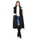 thumbnail image 5 of Chaleco largo con cinto Roman Fashion /Tallas Extras, 3018 (Negro) negro 40, 5 of 6