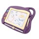 thumbnail image 4 of Tablero de dibujo magnético de plástico seguro de gran superficie con 3 sellos, fácil de borrar, para niños, para garabatear, escribir y pintar, morado, 4 of 12