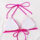 thumbnail image 5 of Trajes de baño de mujer Trajes de baño sexy de 3 piezas Nudo atado de corte alto con cubierta de malla FLhrweasw Para estrenar, 5 of 8