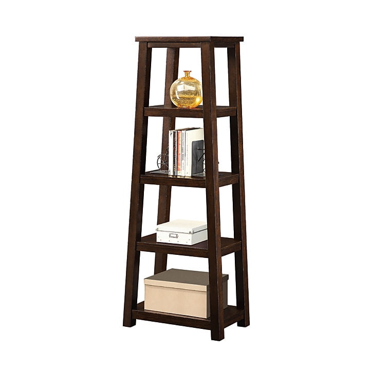 Whalen Triton 5Shelf Bookcase, Walnut